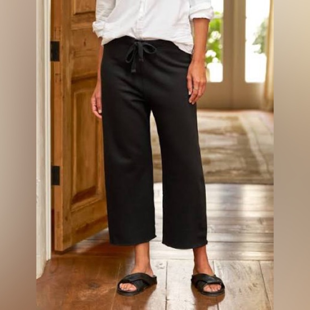 Frank & Eileen‎ Catherine Cotton Cropped Sweatpants Size Large